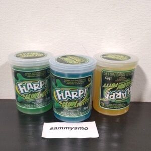 Flarp Putty, Glow In The Dark Noise Putty 105g 3.7oz yellow, blue, green…